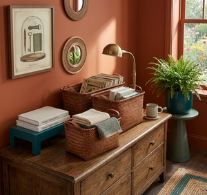 Artex Hai Nam <b>Rectangular</b> Rattan <b>Storage</b> Laundry <b>Baskets</b> - Product Image 3