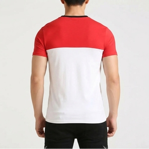 เสื้อยืดผู้ชายสีพื้น ผ้าฝ้าย 100% ทรงปกติ สไตล์วินเทจ แขนสั้น ใส่สบาย ใช้ได้ทุกวัน แพ็ค 2 ตัว - Product Image 2