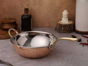 Sartén Cónica de Cobre Multicapa Color Oro Rosa, Utensilios de Cocina de la Mejor Calidad, Accesorios de Cocina - Product Image 6