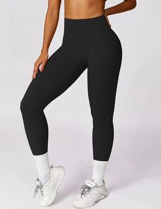 Fabricants de vêtements de sport personnalisés : Leggings de yoga sans couture à effet froncé pour femme, Leggings d'entraînement taille haute, Collants de sport, Pantalons de yoga - Product Image 4