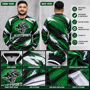 REXFIT SPORTS - Camiseta de Paintball Personalizada por Sublimación, Uniforme de Equipo OEM, Fabricante de Pakistán, Logotipo Personalizado al por Mayor, Ropa Deportiva Transpirable - Product Image 4