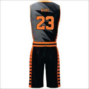 Proveedor de Pakistán, Uniforme de Baloncesto Personalizado con Estampado, Nuevo Diseño de Ropa Deportiva, 100% Poliéster Transpirable, Unisex, MOQ Bajo - Product Image 5