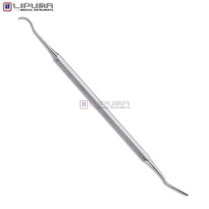 Extractor de Puntos Negros y Acné de Doble Punta de Acero Inoxidable con Agarre Texturizado, Removedor de Callos de Precisión, Empujador de Cutículas para el Cuidado de la Piel - Product Image 1