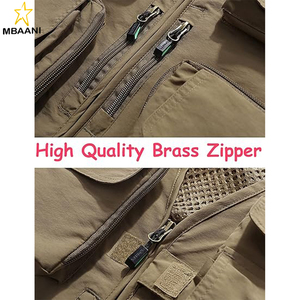 Veste cargo multi-poches pour homme, légère, décontractée, pour la pêche, le travail, le safari, les voyages et la photographie - Product Image 3