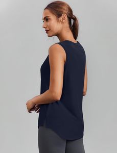 Camiseta sin Mangas Elegante para Mujer, Camiseta Casual de Algodón Elástico, Suave, Transpirable, Ecológica, de Secado Rápido, Cuello Redondo, para Verano - Product Image 3