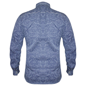 Nouvelle Chemise Décontractée à Col et Boutons en Lin Couleur Unie à Manches Longues pour Hommes - Product Image 5