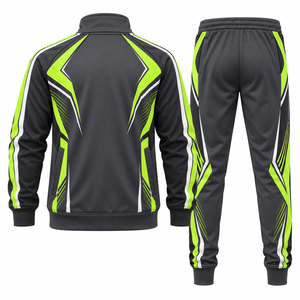 Conjunto Deportivo Juvenil Personalizado al por Mayor, Chaqueta y Pantalones de Entrenamiento, 100% Algodón Ligero, Fabricante - Product Image 2