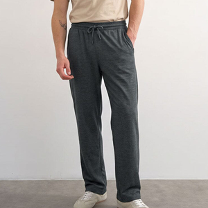 Pantalones Deportivos de Algodón Color Caqui al por Mayor, Cintura Elástica con Cordón, Pantalones Casuales de Punto, Transpirables para Verano, con Bolsillos Laterales - Product Image 3