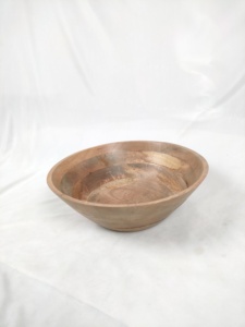 <b>Dinnerware</b> Pasta Chocolate Bowl Large Selling Handmade Wooden Bowl Acacia Wood Fruit & Salad Serving Bowl for Hotel & Restaurant - Product Image 3