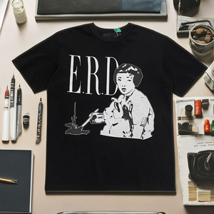 T-shirts de luxe en coton pour hommes de marques célèbres 2026 – Impression de logo de haute qualité, vêtements de créateur, t-shirts de mode épais - Product Image 4