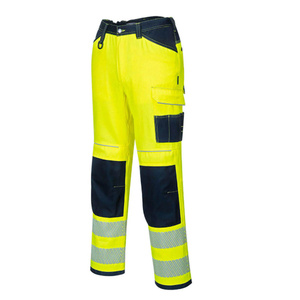 Wholesale <b>High</b> Quality Hi <b>Vis</b> Safety Clothing Lightweight Reflective <b>Work</b>-wear <b>Trousers</b> Pants with Protective Features - Product Image 2
