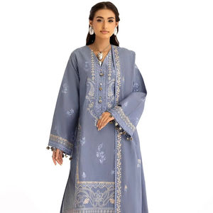 Vestido pesado de invierno Nuevo diseño más vendido para mujer 100% Pure Lawn Shalwar Kameez Vestido con Dupata Lavable para mujer El mejor precio - Product Image 1