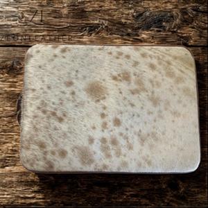 Handmade Hair on Hide Laptop <b>Bag</b> Vintage Cowhide <b>Computer</b> Sleeve 13 14 16 Inch Wholesale Genuine Leather Portfolio Case LLS-0202 - Product Image 2