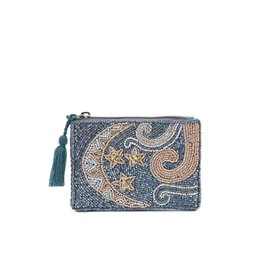 Monedero elegante hecho a mano MOM MODE para el Día de la Madre, con bordado de cuentas, moderno, hermoso, novedoso, lindo y a la moda. - Product Image 4