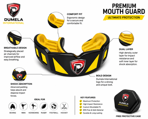 Protector Bucal de Silicona Suave DUMELA INTERNATIONAL con Logotipo, Protector Bucal Unisex para Adultos, Ajuste Personalizado, para Todas las Estaciones, Boxeo - Product Image 6