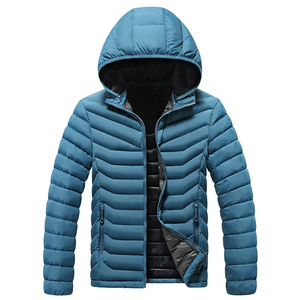 Chaqueta Acolchada Personalizada para Hombre, Chaqueta de Plumón con Relleno de Burbujas, Material de Poliéster y Nailon de Alta Calidad, Sostenible para Invierno - Product Image 6