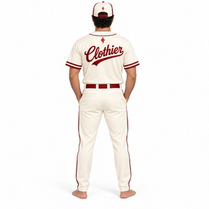 Technologie d'évacuation de l'humidité, tissu doux et confortable, uniforme de baseball performant, kit sportif léger de qualité supérieure - Product Image 2