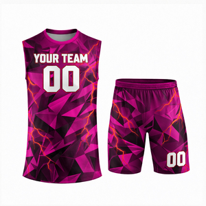 Ensemble de football 7v7 pour hommes adultes, taille plus, léger, respirant, été, 100% polyester, sublimé, personnalisé - Product Image 2
