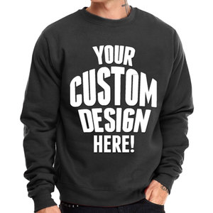 เสื้อสเวตเชิ้ตคอกลมผู้ชายไซส์ใหญ่ ผ้าฟลีซพรีเมียม รับผลิตแบบ OEM ODM - Product Image 1