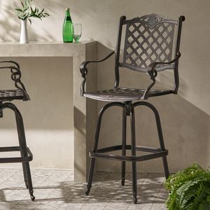 Sgabello da Bar in Alluminio Pressofuso - Product Image 4