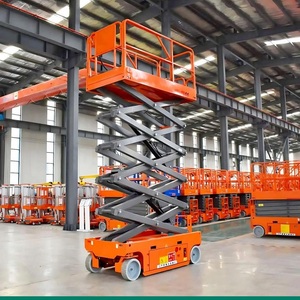 Plataforma Elevadora de Tijera Autopropulsada Diésel de Acero, 4-22m, Plataforma Antideslizante, Capacidad de 1000kg, Plataforma de Trabajo Aérea para Fachadas de Edificios - Product Image 3