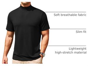 Camiseta Ligera de Cuello Redondo para Hombre, Manga Corta, Estilo Básico, Fabricante OEM - Product Image 5
