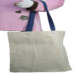 Bolsa de Mano Personalizada 2026 con Logotipo, Ecológica, 100% Algodón, Cierre de Cremallera, Colorida, para Compras, Promocional - Product Image 1