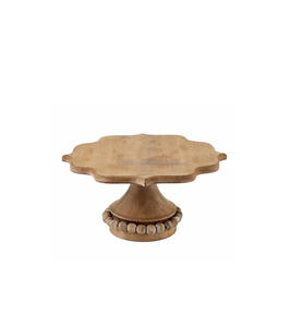 Présentoir à gâteaux en bois massif pour la présentation de desserts lors de mariages et de fêtes d'anniversaire inspirés de la ferme avec un look vintage - Product Image 2