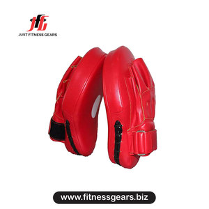 <b>Focus</b> <b>Pad</b> Training Punching Mitts Red Black PU Velcro Closure Breathable Martial Arts Gear - Product Image 2