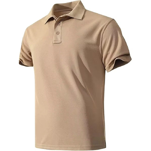 Camisa de Golf Personalizada para Hombre, Premium, de Poliéster y Algodón, Transpirable, Manga Corta, Casual, de Negocios, Polo Liso o Estampado - Product Image 1