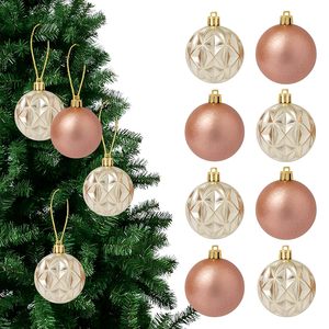 24 Pcs <b>Christmas</b> Balls Ornaments Shatterproof Gold Xmas <b>Trees</b> Parties Decorations Balls for Holiday Wedding Party Decoration - Product Image 6