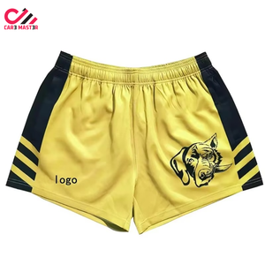 Breathable Sublimation Sportswear Men Two Tone Footy Shorts Custom Rugby Footy Shorts Fashion for Man with <b>cheap</b> price - Product Image 3