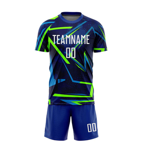 High Quality Sublimated Men Sportswear Soccer Uniform For Men And 100% Polyester Custom Logo Soccer Uniforms With Oem Services - Product Image 3