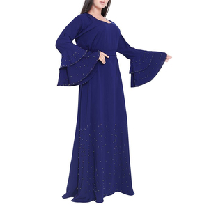 New <b>Kaftan</b> Style Abaya Wholesale Muslim Ethnic Traditional High Quality <b>Plus</b> <b>Size</b> Custom Logo OEM Service Ladies Abaya - Product Image 2