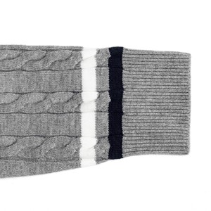 Pull en coton premium pour homme, tricot doux, manches longues, pour un style décontracté hivernal, confort quotidien et superposition - Product Image 3