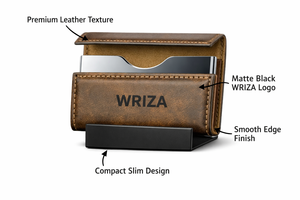 WRIZA Porte-cartes de visite fin et élégant, léger et professionnel, pour une utilisation quotidienne bien organisée, avec un design élégant et durable - Product Image 4