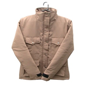Blouson matelassé décontracté en velours côtelé brodé de haute qualité pour homme, tailles personnalisables, imperméable et respirant, style universitaire pour l'hiver - Product Image 1