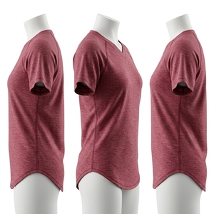 T-shirt de sport léger ProudEase, tissu doux et lisse, tenue décontractée et tendance - Product Image 1