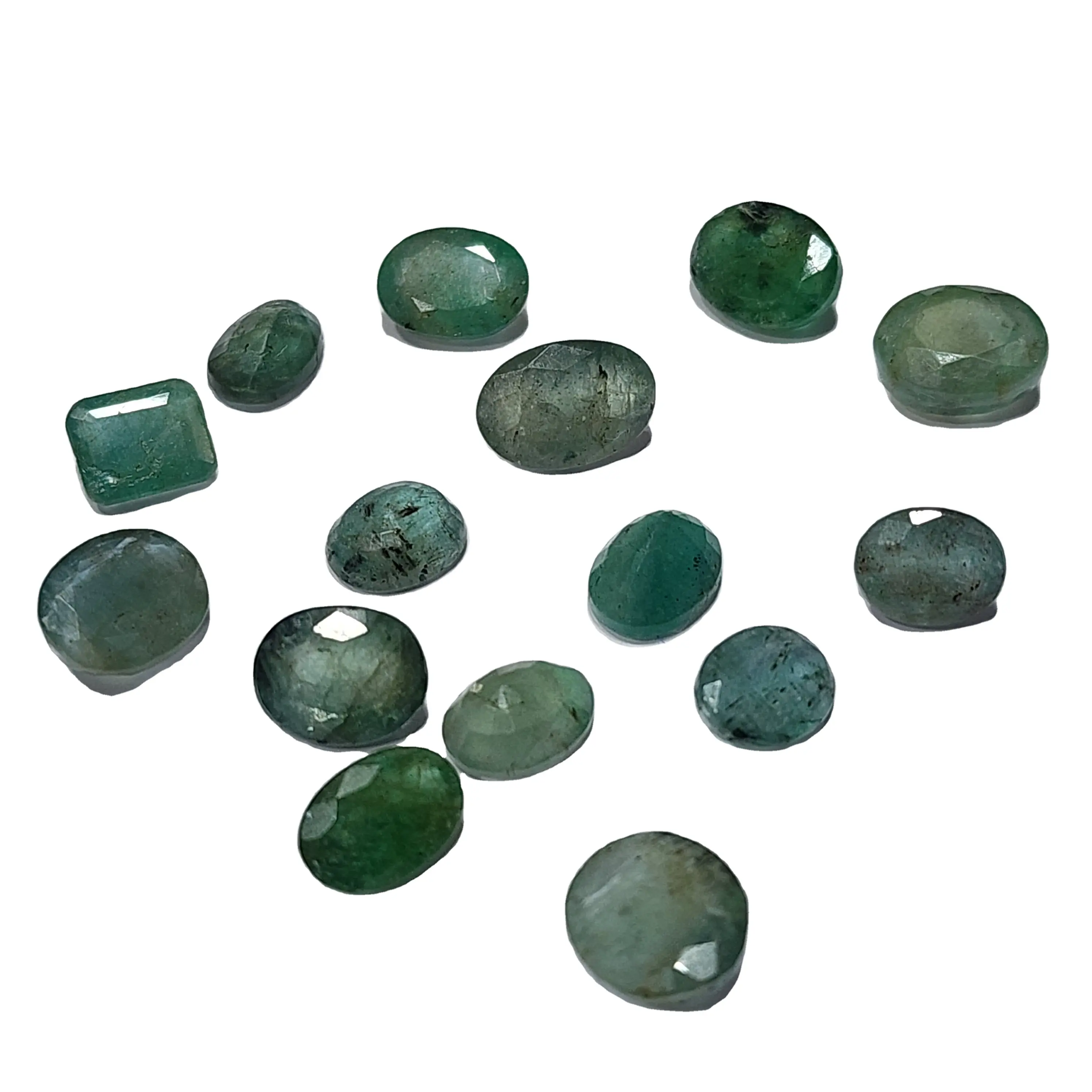Excellent Quality Multi Shape Natural Emerald Loose Gemstones Designer Handmade Cut For Jewelry Making