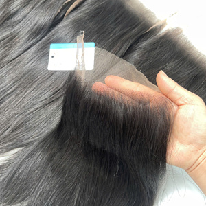 Extensiones de Cabello con Encaje Suizo HD Más Vendidas, Cabello Humano Vietnamita 100% Natural Liso, Textura de Encaje Fino, Aspecto Liso y Ordenado - Product Image 2