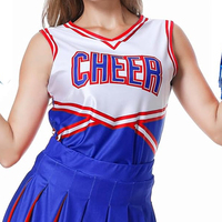 Uniformes de cheerleading personnalisés pour adultes, haute qualité, performance, imprimés avec des strass, vente en gros, 100% polyester, séchage rapide