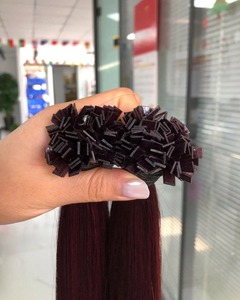 ผมต่อแบบเวฟสีแดงเบอร์กันดี คุณภาพส่งออก เกรดเวอร์จิ้นเรมี่ เนื้อนุ่ม สำหรับจัดแต่งทรงผมแฟชั่น มีจำหน่ายแล้ว - Product Image 1