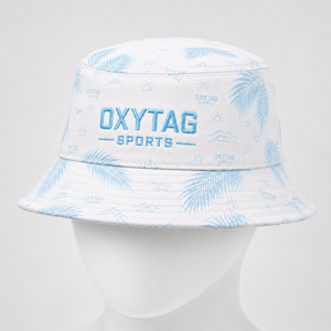 Sombrero de Pescador de Algodón con Estampado Tropical Personalizado, Unisex, para Verano, con Logotipo Bordado, Fabricante al por Mayor, Gorra de Playa de Alta Calidad - Product Image 6