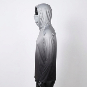 Maillots de pêche personnalisés de haute qualité pour hommes adultes, manches longues, respirants, légers, en polyester/coton, chemise de performance - Product Image 2