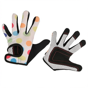 Guantes de Ciclismo de Medio Dedo, Transpirables, de Malla de Poliéster, Unisex, para Deportes al Aire Libre de Verano, Diseño de Puntos, Cierre de Tirón - Product Image 4