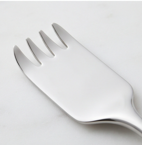 Ensemble de spatules et couteaux à gâteau en argent antique avec poignées forgées à la main, pour cérémonies et mariages - Product Image 2