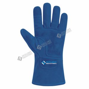 Gants de soudage en cuir durables, résistants à la chaleur, gants de sécurité pour le soudage industriel, les travaux métalliques et l'utilisation en atelier - Product Image 4