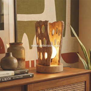 Natural Eco-Friendly Flexible Decorative Wood <b>Table</b> <b>Lamp</b> for Living Room Bedroom Hotel Interior Home Decor - Product Image 6