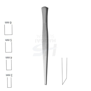 Osteotome Sheehan 16 cm, Ciseau rhinoplastique argenté 18 cm, Osteotome Neivert-Anderson, Instruments chirurgicaux, Équipements de microchirurgie - Product Image 2