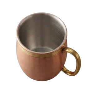 Copper Julep Cup <b>Large</b> Selling Handmade Copper <b>Mug</b> Metal Handle for Cocktail Serving Drinkware & Accessories - Product Image 3